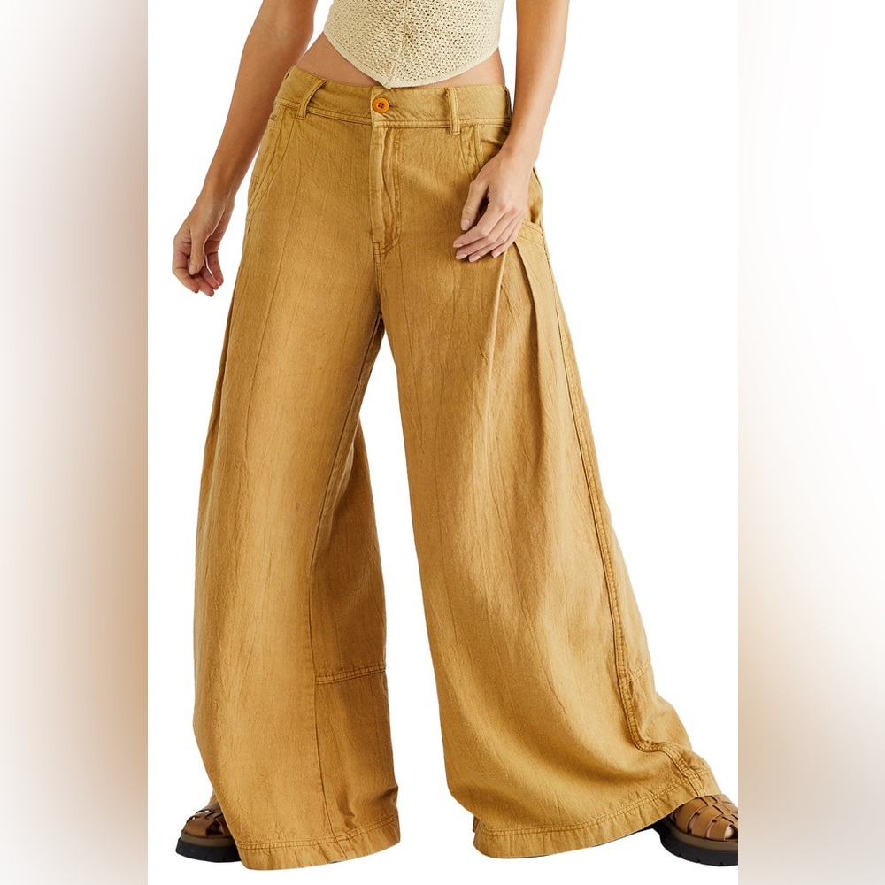 Free People Wide Leg Pants- size 10